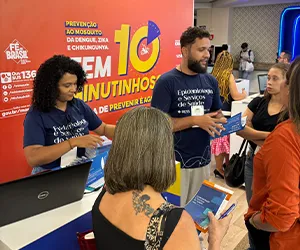 RESS participa do 59º MedTrop em São Paulo, no estande do Ministério da Saúde